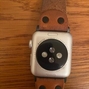 Apple Watch Series 3 with Range Leather band